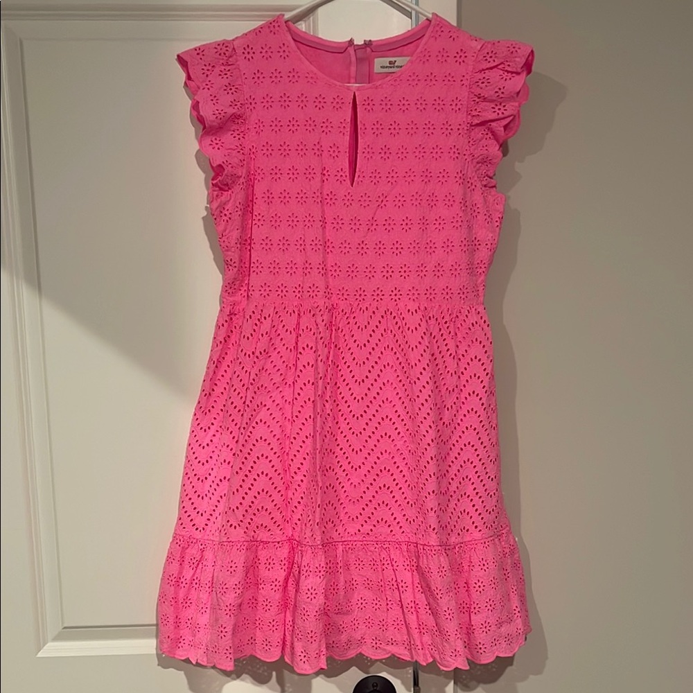 Pink Eyelet Vineyard vines Dress